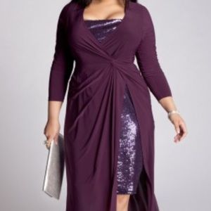 Igigi Michelle gown. Plum in color